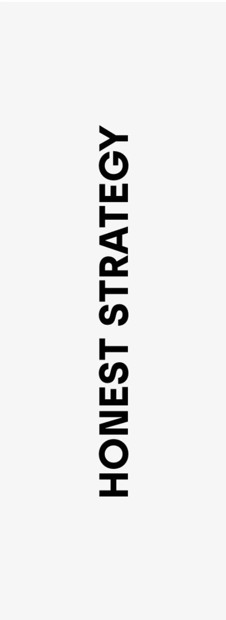 Honest Strategy Banner